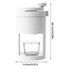 Summer Portable Hand-operated Ice Shaver, Multifunction Ice Crushing Tool for Homemade Fruit Smoothies
