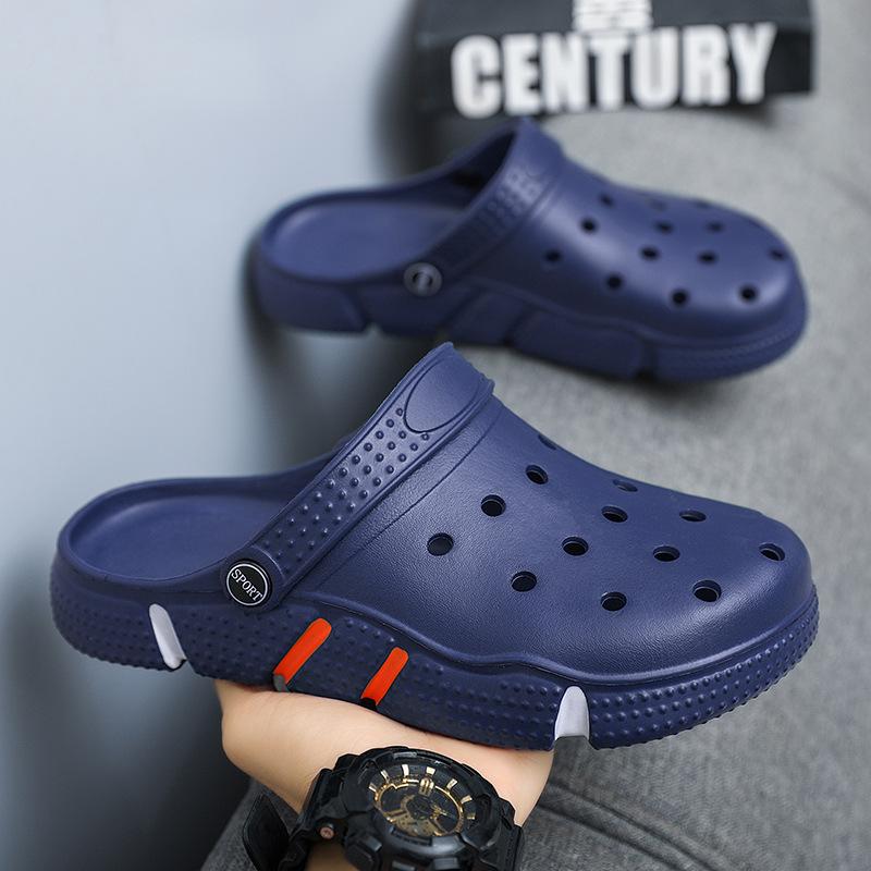 Мужские модные садовые клоги с мягкой подошвой и вентиляцией для пляжа или улицы