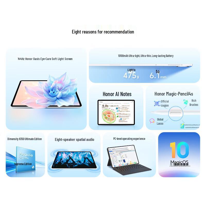 HONOR Tablet 10 Pro 11.5-inch 2.8K 144Hz Productivity Tablet (CN version)