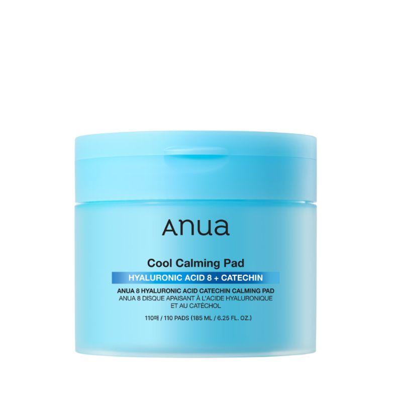 ANUA 8 Hyaluronic Acid Catechin Calming Toner Pads Hydrating Soothing Pads 70 Pads