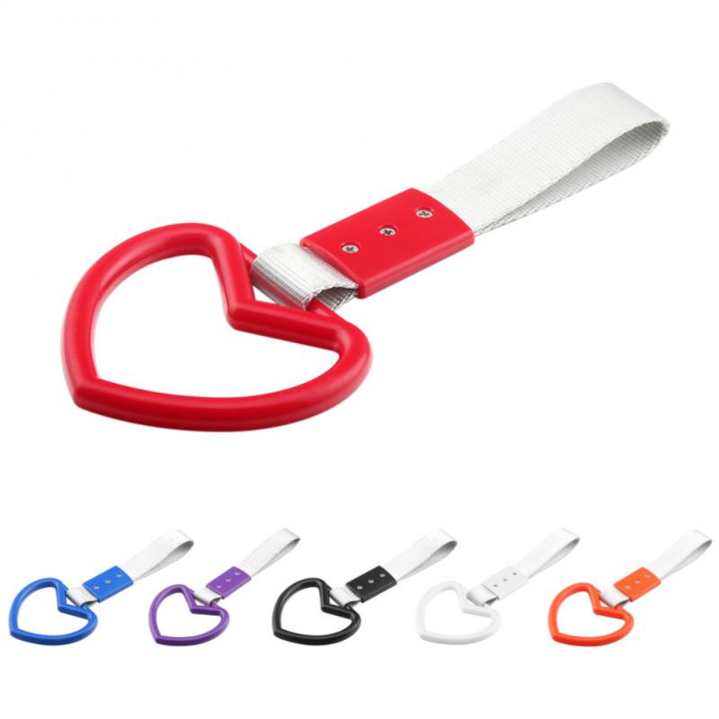 Tsurikawa Heart JDM Train Bus Handle Hand Strap Styling Drift Charm Strap Drift Auto Accessories Car Strap