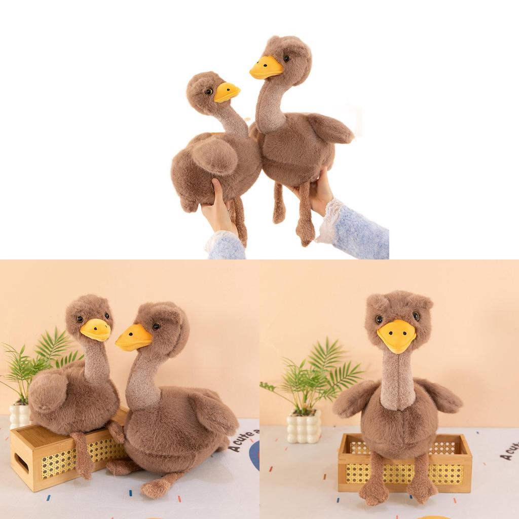 Plush Ostrich Toy Soft Animal Kids Comforting Gift For Children