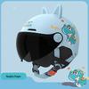 Rainbow Horse Kids' Scooter Helmet with Cat Ears