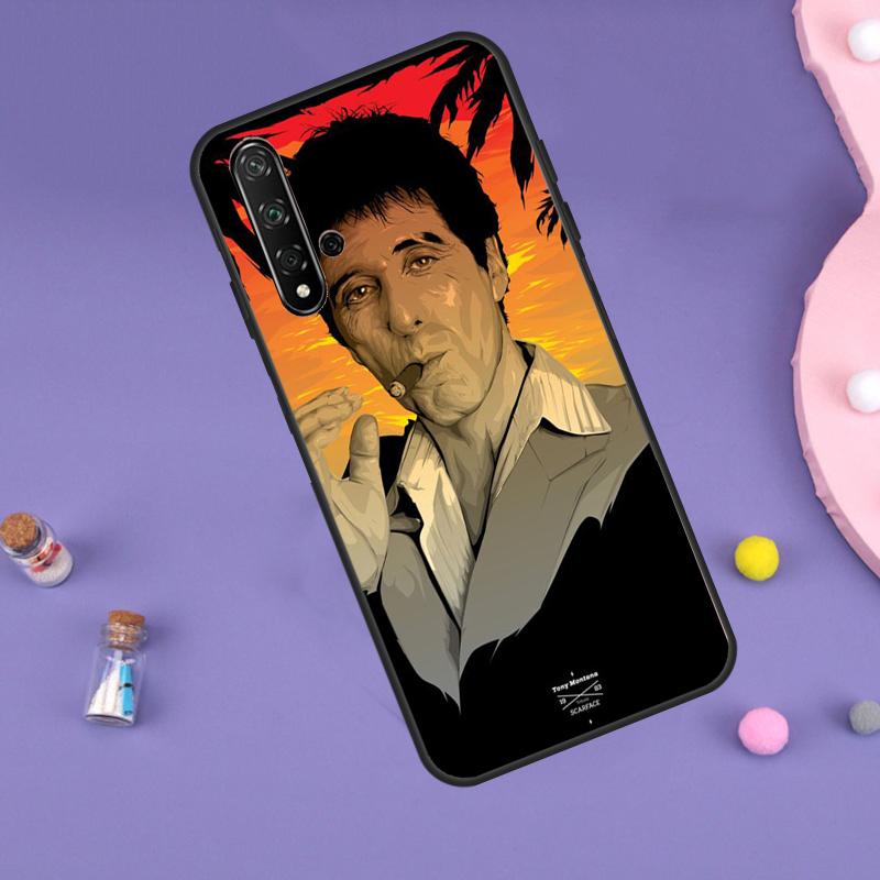Scarface Al Pacino Tony Montana Case For Huawei Nova 11i 3i 7i 5T 11 9 10 SE Y60 Y61 Y70 Y90 Y91 P20 P40 Lite P30 Pro Cover