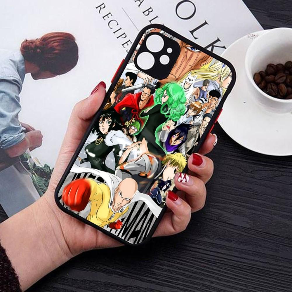 Чехол для телефона One Punch Man Для iPhone 14 11 12 13 Mini Pro Max 8 7 Plus X XR XS MAX Полупрозрачная Матовая Крышка