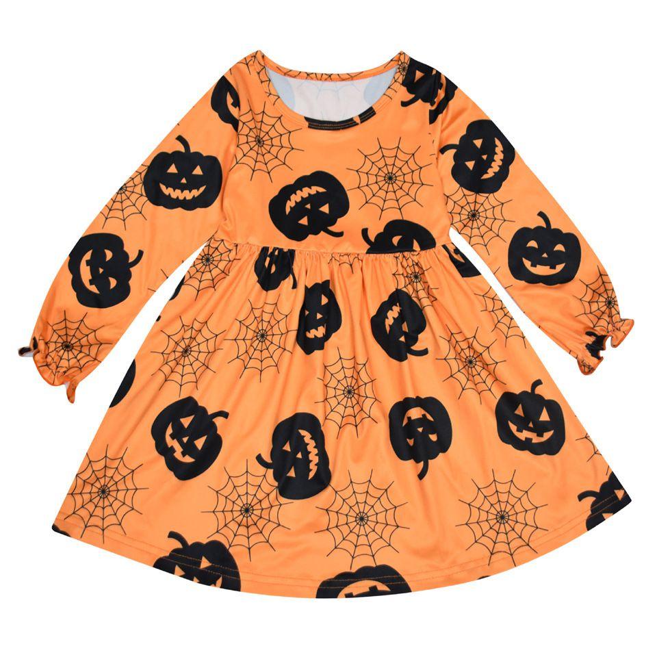Платье принцессы для девочек «Кошмар перед Рождеством» Хэллоуин Косплей Юбка