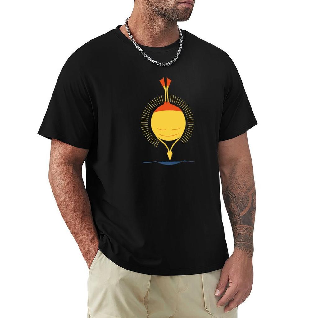 Милая футболка с закатом Большого размера с коротким рукавом