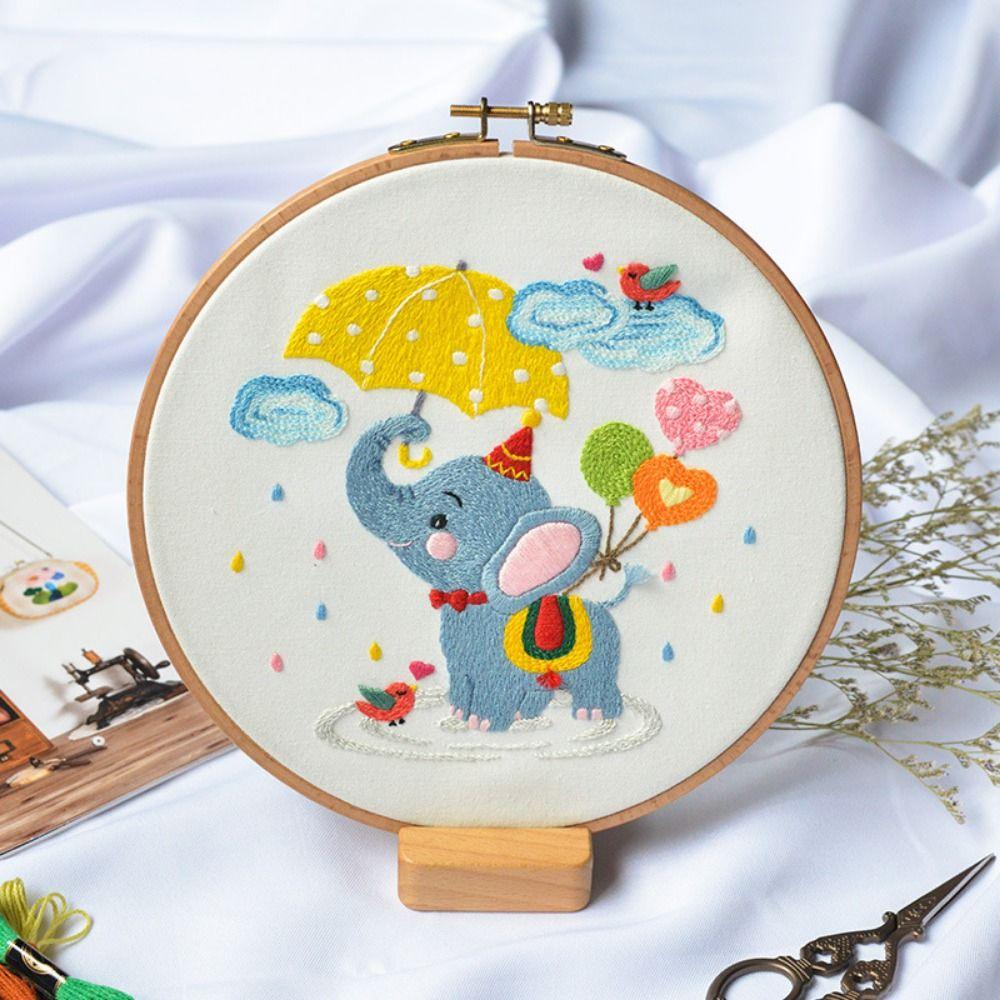 Animals Pattern Stitching Embroidered Starter Kit Cloth Embroidery New Cross Stitch Kits Adults