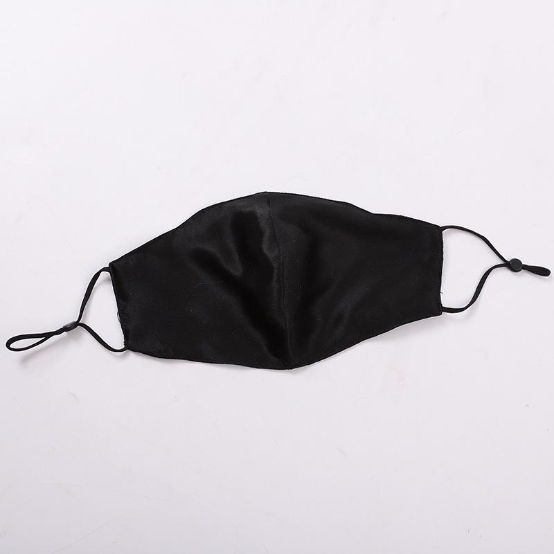 "19 Momme 100% шелковица пылезащитная дышащая маска"