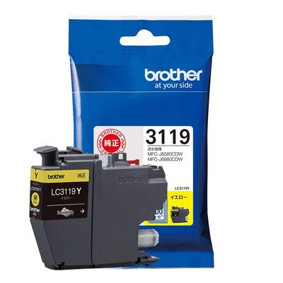 Желтый картридж с чернилами LC3119Y Совместимая модель [оригинальный brother] (большая емкость) номера MFC-J6983CDW, MFC-J6583CDW, MFC-J5630CDW и т.д.