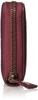Женский кошелек Genten Round Long Bill, Винный, С вырезами,