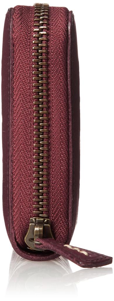 Женский кошелек Genten Round Long Bill, Винный, С вырезами,