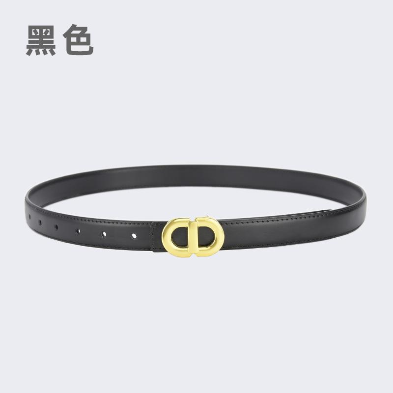 Женский ремень с буквенной пряжкой из сплава, простой декоративный ремень из кожи для студентов, повседневная одежда