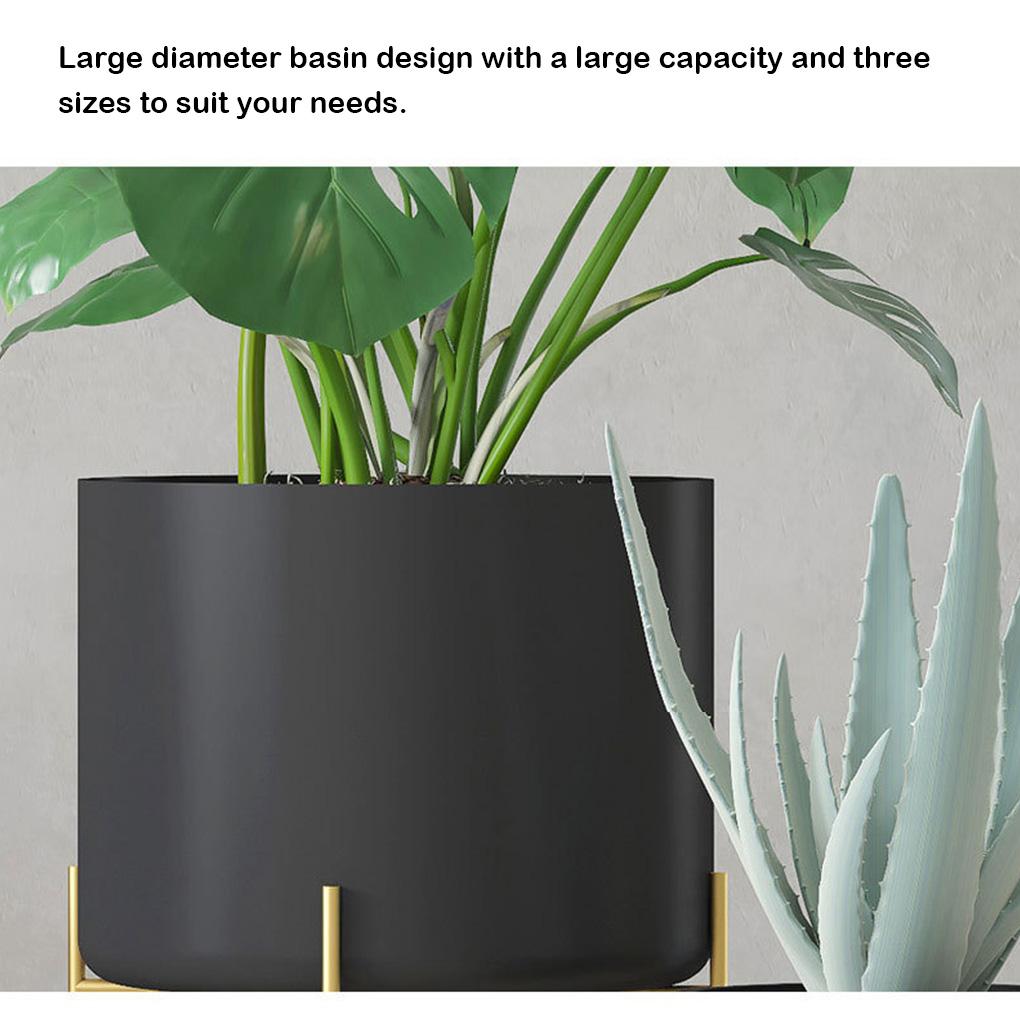 Золотая подставка для растений с горшком, модная легкая роскошная напольная полка для гостиной, большая металлическая полка для домашнего декора