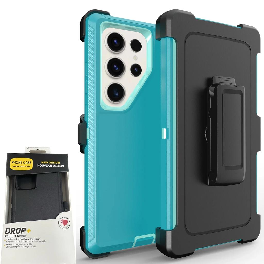 Противоударный чехол для телефона с коробкой для серии Samsung Galaxy S25 Ultra S24 S23 S22 S21 S20 Note 20 Plus Сверхпрочная военная защитная крышка Otter&Box