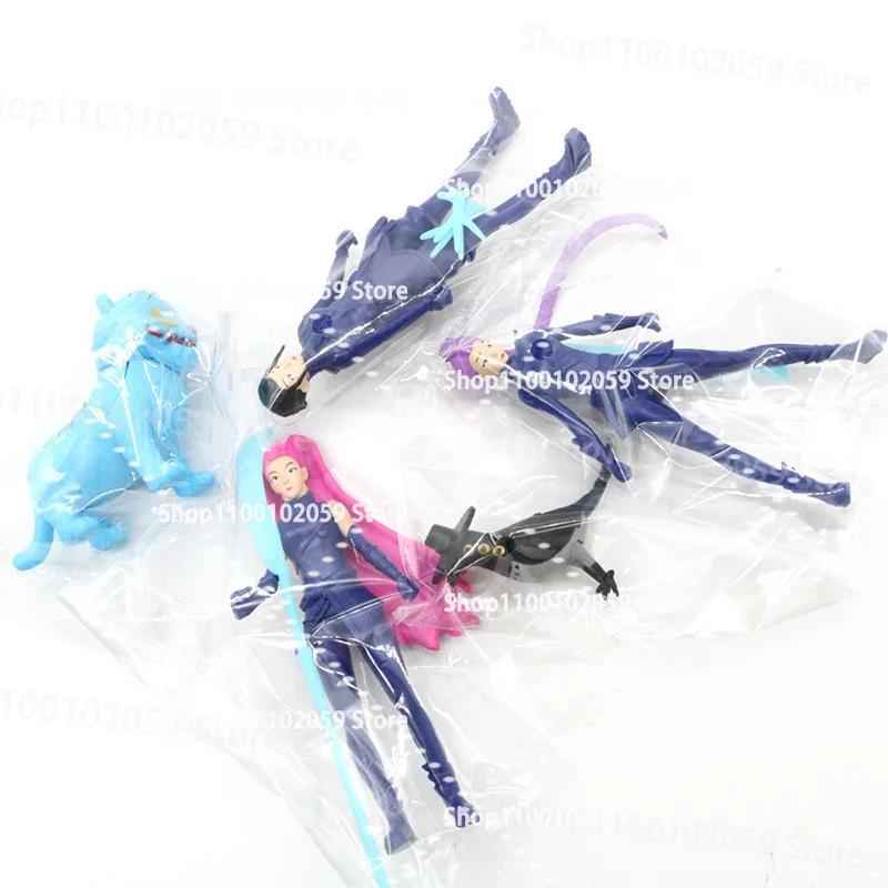 %Kpop_% Demon Hunters Action Figure ornament Toy Derpys Tiger Rumi Mira Zoey Sussy Figurine Doll For Fans Christmas Gift_@