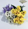 Искусственные цветы, положите букет анютиных глазок, искусственные цветы фаленопсиса, искусственные шелковые цветы, украшение для дома и улицы, цветочная коробка