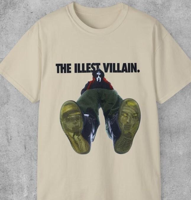 MF Doom Graphic T-Shirt, sand color t-shirt, unisex cotton shirt, white TE7408