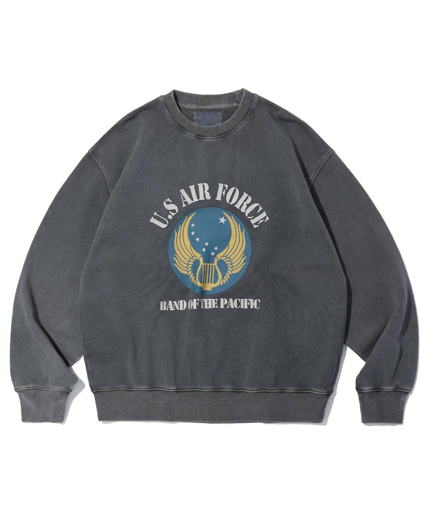 SOUNDSLIFE Graphic Sweatshirts (Air Force) Charcoal