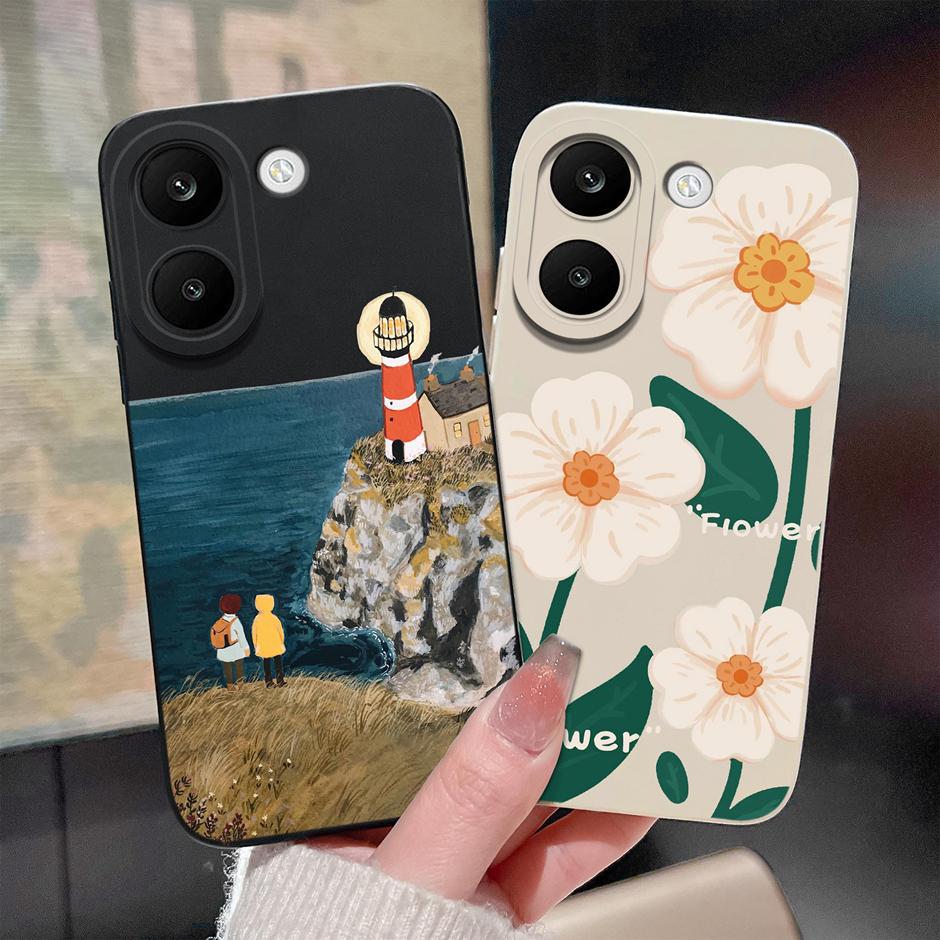 Для Xiaomi Poco X8 Pro X8 Pro Max Чехлы Цветное Сердце Защита от падения Художественный Защитный Чехол Для PocoX8Pro PocoX8ProMax Задняя Крышка