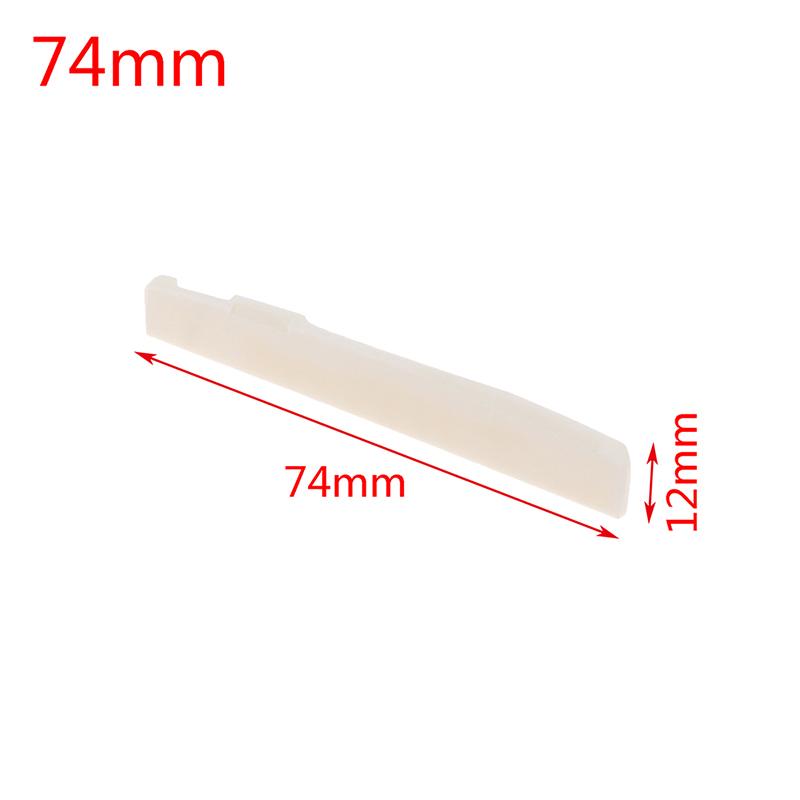 Настоящее седло для костяного моста для народной акустической гитары 72 мм/74 мм/76 мм/80 мм * 12 мм