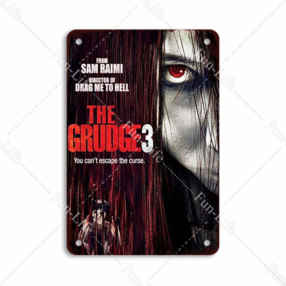 Наклейки на стену из металла с винтажными фильмами ужасов для паба, бара, клуба, дома, настенная табличка в стиле ретро 20x30 см