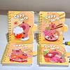 2 Pcs Capybara Coil Book Notebook A7 High Value Loose-leaf Notepad Word Book Student Stationery Writing Pads