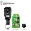 5 шт. Xhorse XKHY01EN 3+1 Ключей, Английская Версия, Совместим с VVDI