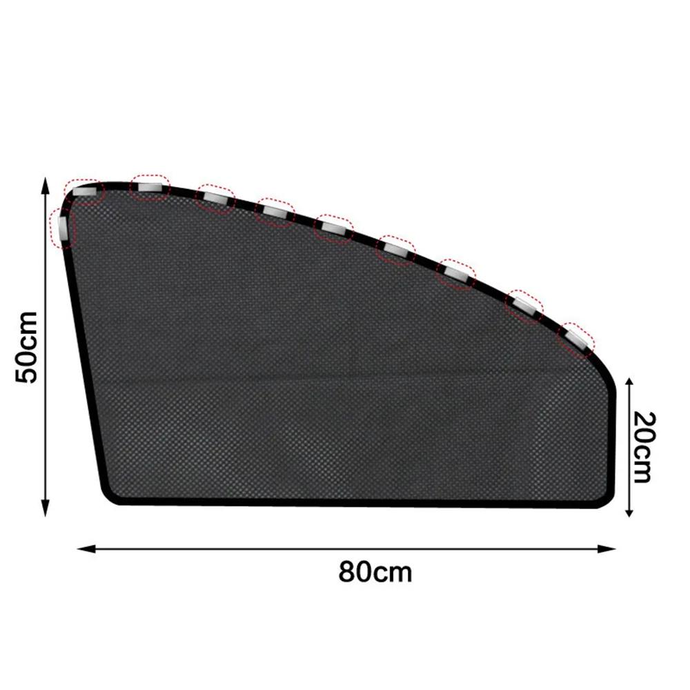 Magnetic Car Sun Shade UV Protection Car Curtain Car Windows Sunshade Side Window Mesh Sun Visor Summer Protection Window Film