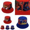 Spider Man Childrens Sun Hat With Wide Brim And Breathable Cotton For Summer