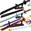 Demon Slayer Onemoc Piece Katana Luminous Sword Building Blocks Diy Model Educational Toy Assembly Weapon Toy Brick For Children