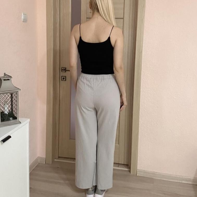 Летние женские брюки большого размера, свободные повседневные брюки