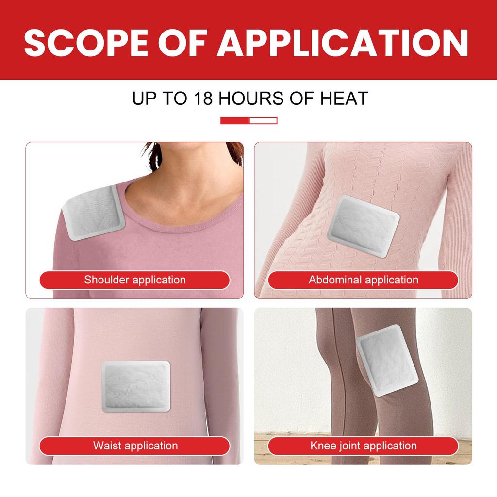 Jaysuing Hand Warmer Packs (20pcs) Long-lasting Disposable Heat Rapid Warming Keeps You Warm and Wards Off the Cold Suitable for Full-body Use 20pcs