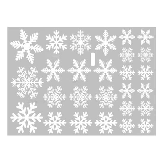 Наклейки на окна со снежинками, самоклеящиеся ПВХ водонепроницаемые настенные фоновые наклейки для дома