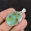 Chrysoprase Pendant Real Gemstone Pendant 925 Sterling Silver Pendant Handmade Women Jewelry Bridal Gift Chrysoprase Jewelry Gift For Mom