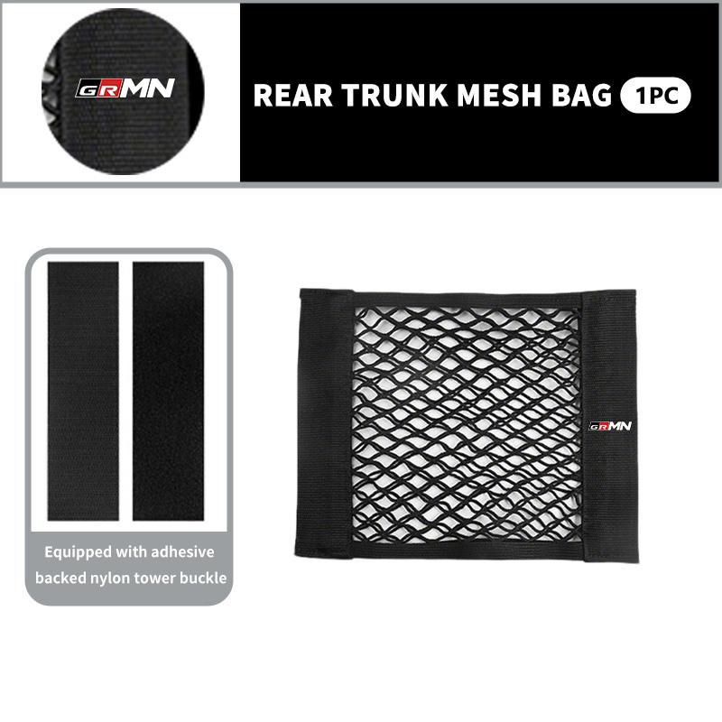 EBSKCS1 Car Styling Trunk Box Storage Bag Mesh Elastic String Net Pocket Organizer Accessories For Toyota Yaris Corolla Rav4 GR Auris