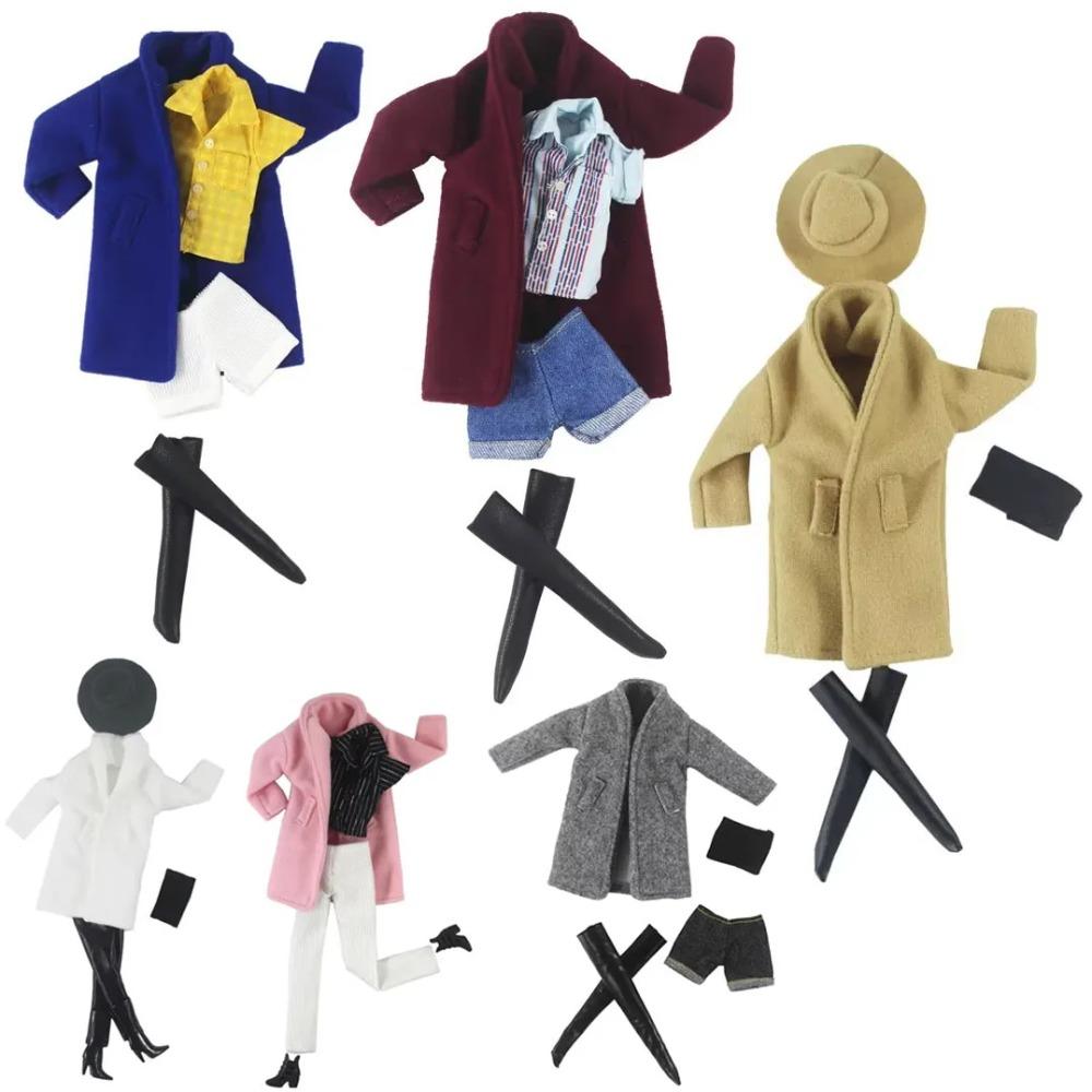 Ручная работа BABI CLOTHES Шерстяное пальто Наряд для кук 11,5 дюйма 30 см одежда bjd Много стилей Подарки для аксессуаров кукол #02