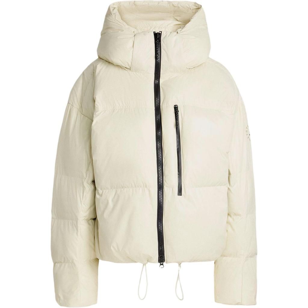 Adidas Stella McCartney FW25 Padded Winter Removable Hood Loose Long Sleeve Cotton Jacket Women Jacket JV8548