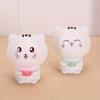 Cute Reading Cat Silicone Lamp, 7 Colors USB Rechargeable Touch Portable Light, Adjustable Lighting