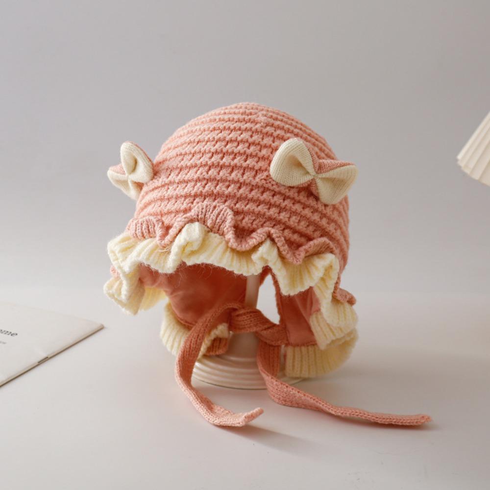 Милые шапки с отворотом Осенне-зимние шапки-пуловеры Новые шапки с защитой ушей