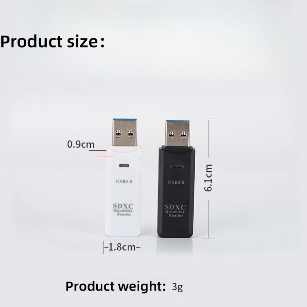 2 In 1 Card Reader USB3.0 USB2.0 Memory Card Reader Adapter TF SD Card Reader Adapter For Laptop Tablet Computer Camera
