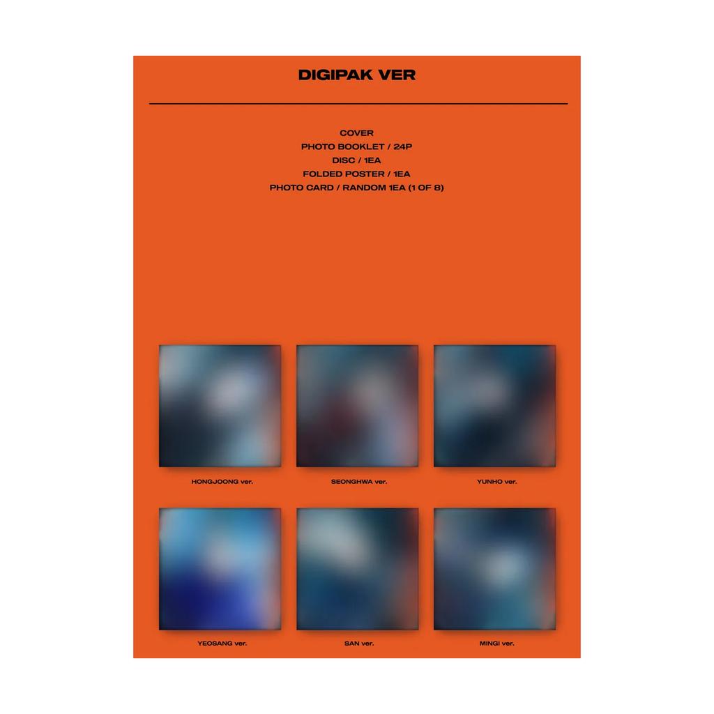 ATEEZ МИР ЭП.1 : ДВИЖЕНИЕ [Digipak ver.] [Случайная отправка из 8 типов]