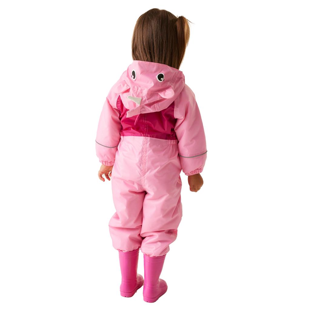 Regatta Childrens/Kids Mudplay III Luna The Unicorn Waterproof Puddle Suit