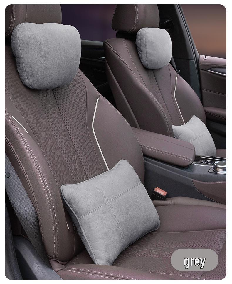 Поясничная подушка из замши для Maybach: Подушка подголовника и поддержка шеи.