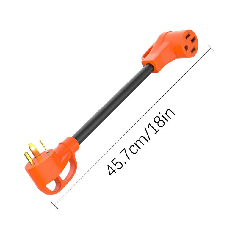 30-амперный шнур для автофургона, сверхмощный преобразователь, 30-50-амперный адаптер для генератора автофургона, 18-дюймовый электрический адаптер для автофургона, собачья кость