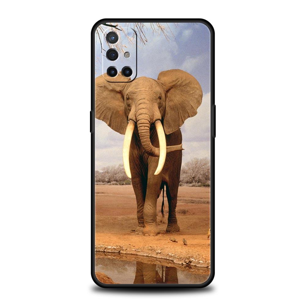 Креативный чехол для телефона Animal Elephant для OnePlus 12 11 10 9 8 7 7T Pro 12R 10R 9RT 9R 8T Nord N100 N200 N10 2T CE 2 5G Мягкий чехол