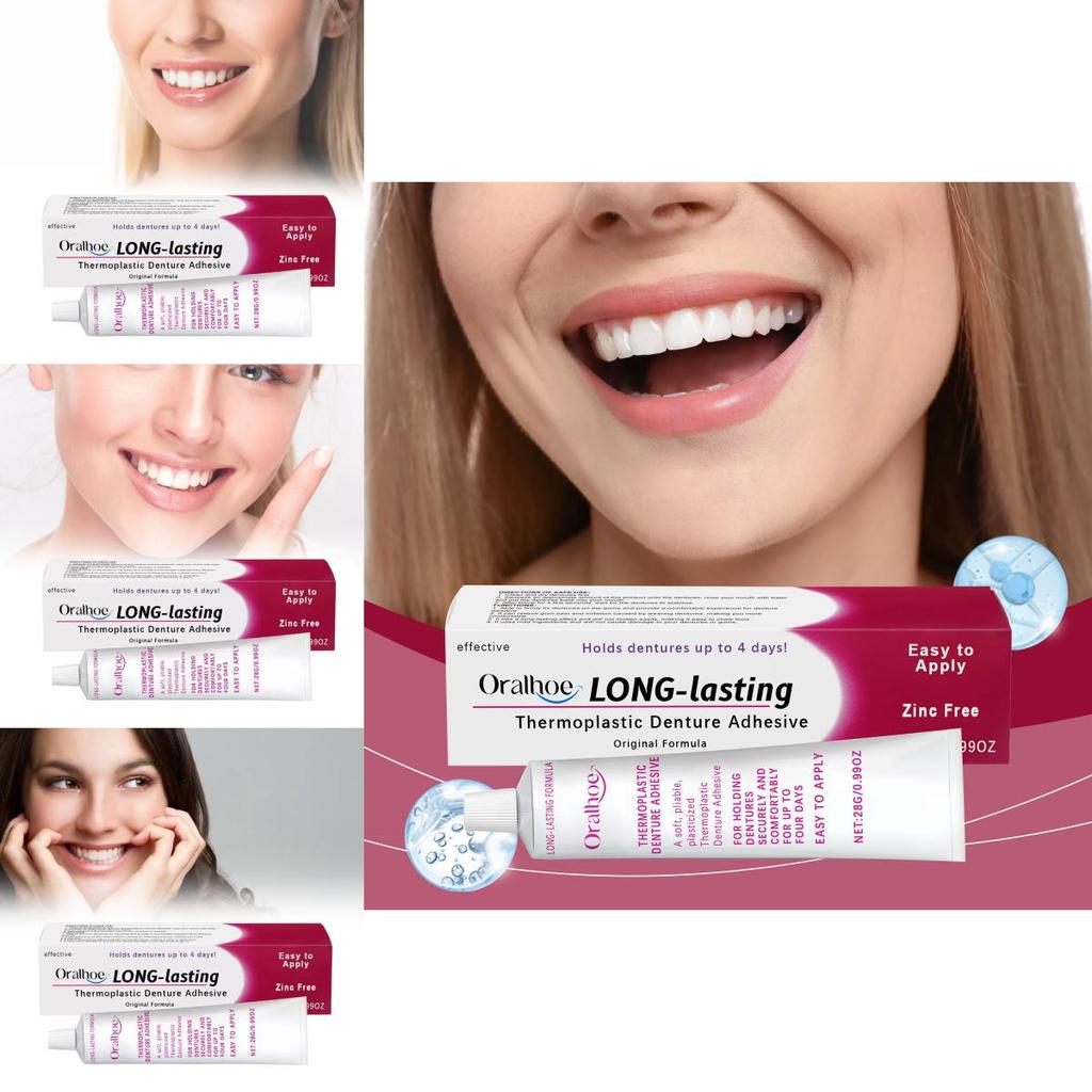 Оралхое Адгезив для зубных протезов для повышенного комфорта и надежной фиксации искусственных зубов
