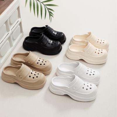 Женские нескользящие тапочки с толстой подошвой, женские летние мягкие пляжные сандалии из ЭВА, женская верхняя одежда, домашняя обувь для дома, обувь