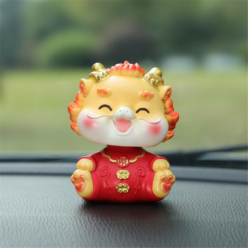 Милые украшения в виде качающейся головы, прочные, удобные, украшения для дома, украшения со знаком зодиака, удобные для переноски, прочные, декоративные украшения, украшения для автомобиля