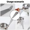 Coffee Powder Cup Removal Implement Stainless Steel Portafilter Disassembly Tool Practical Espresso Maintenance Device